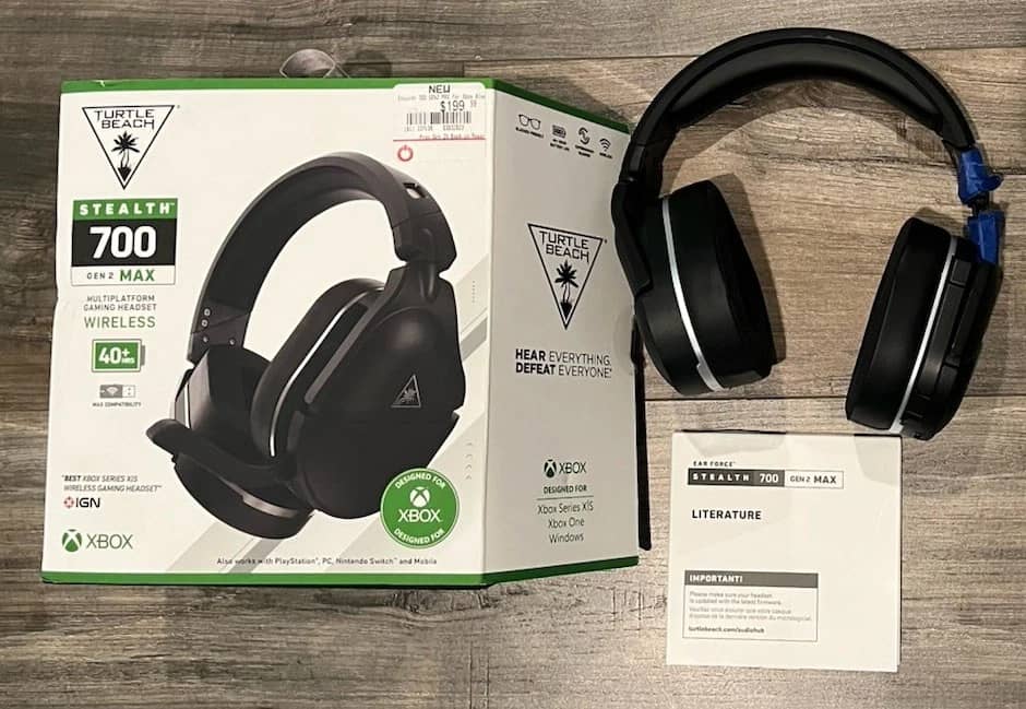 Turtle Beach Stealth 700 Gen 2 MAX Headphones & Earbuds Black Refurbished - Excellent