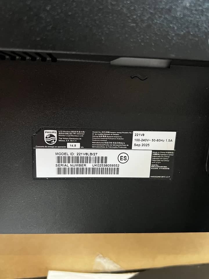 Philips 221V8LB Monitors New
