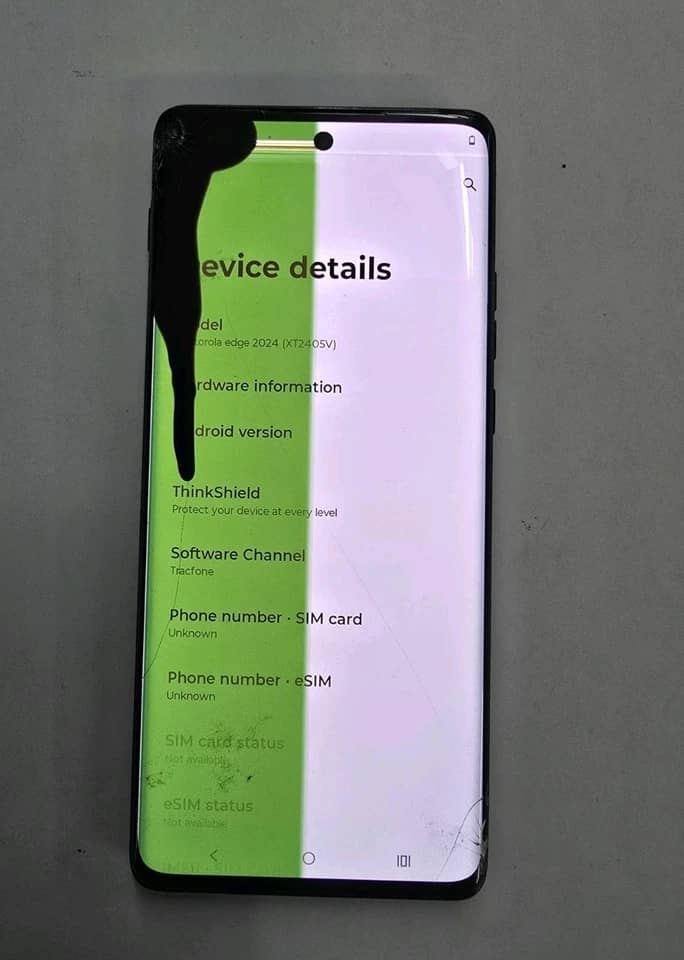 Motorola Moto Edge 2024 Cell Phones Blue Locked 256GB New