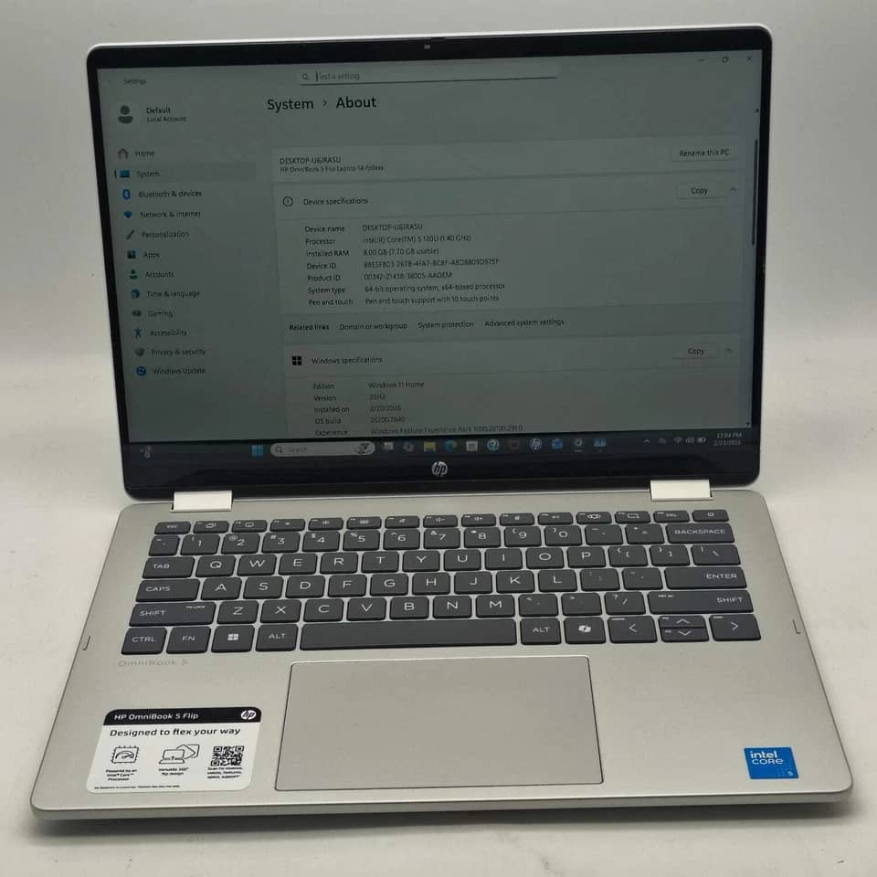 HP OmniBook 5 Computers 256GB 8GB New