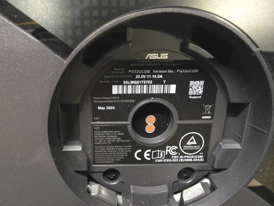 ASUS PG32UCDM Monitors New