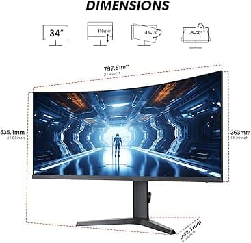 KOORUI 34E6UC Monitors New