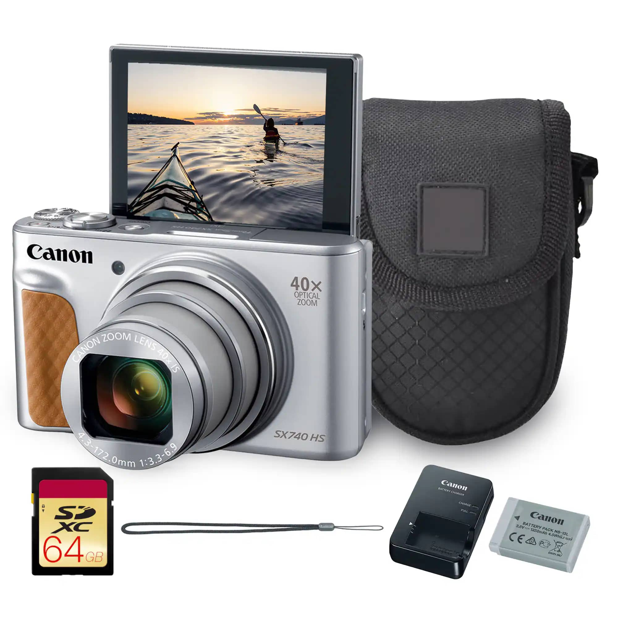 Canon PowerShot SX740 HS Digital Cameras Black New