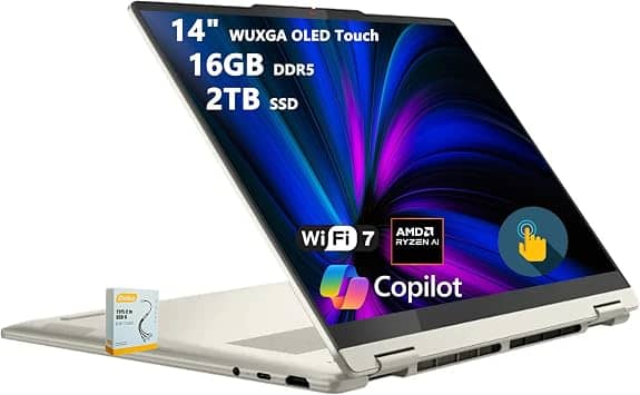 Lenovo Yoga 7 14 AMD Ryzen AI 7 350 Computers 1TB 16GB New