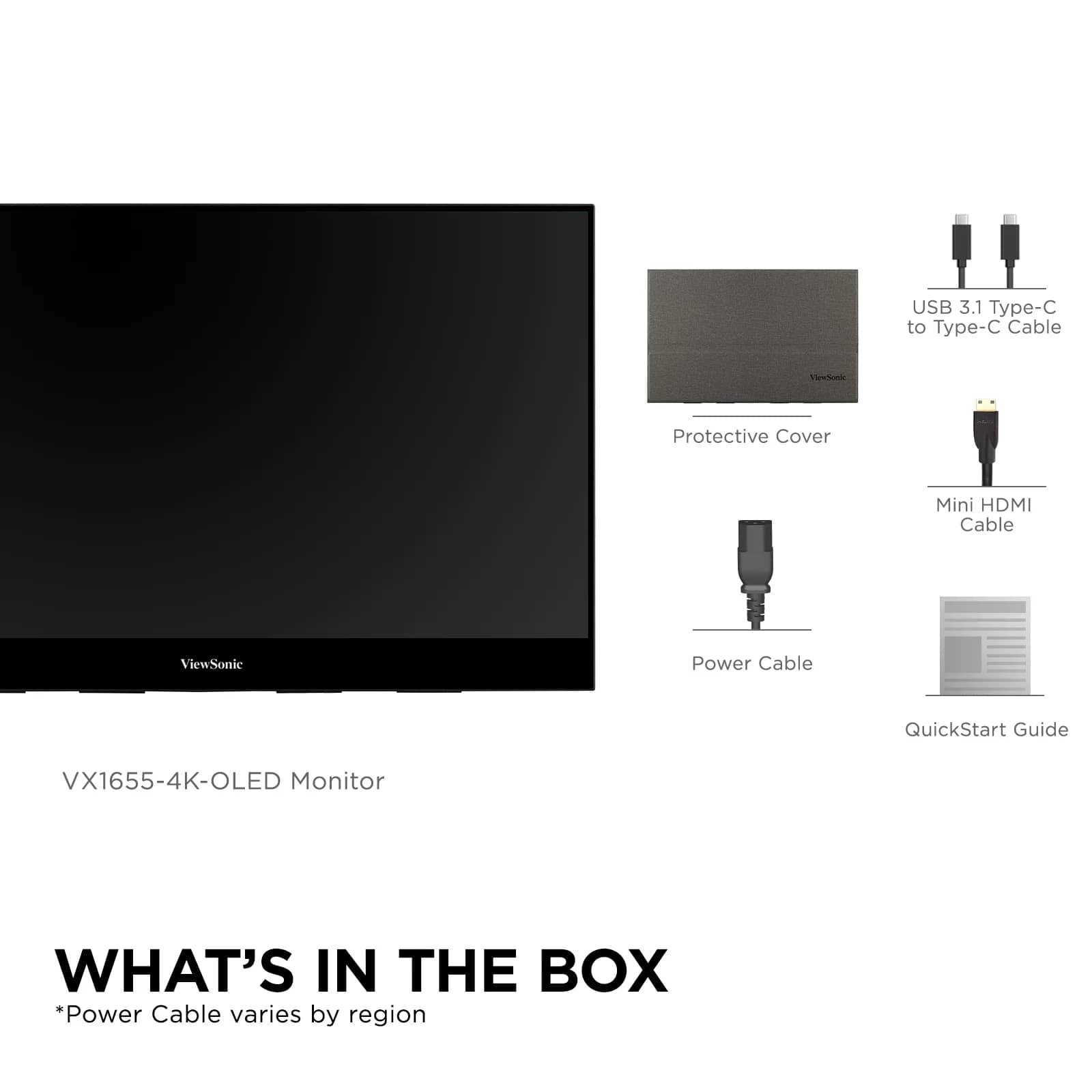 ViewSonic VX1655-4K-OLED Monitors New