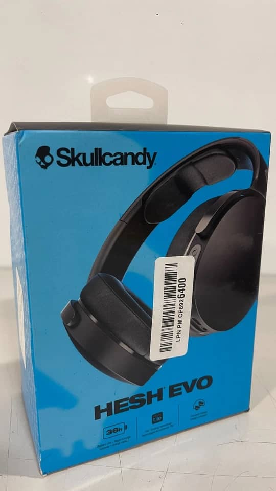 Skullcandy Hesh Wireless Headphones & Earbuds Black New