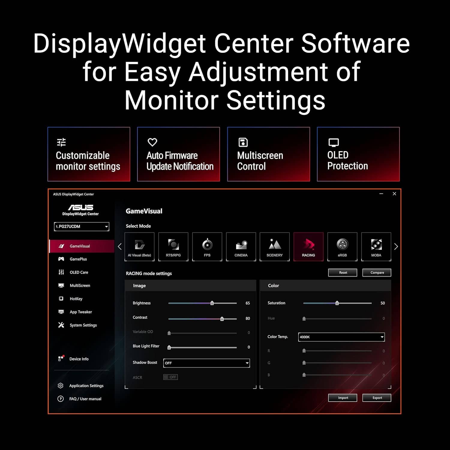 ASUS PG27UCDM Monitors New