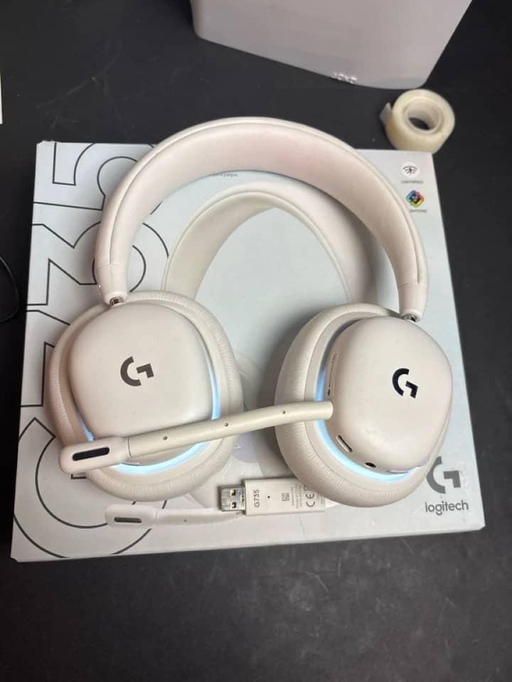 Logitech G735 Headphones & Earbuds White Refurbished - Excellent