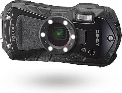 Pentax WG-80 Digital Cameras Orange Used - Very Good Body Only