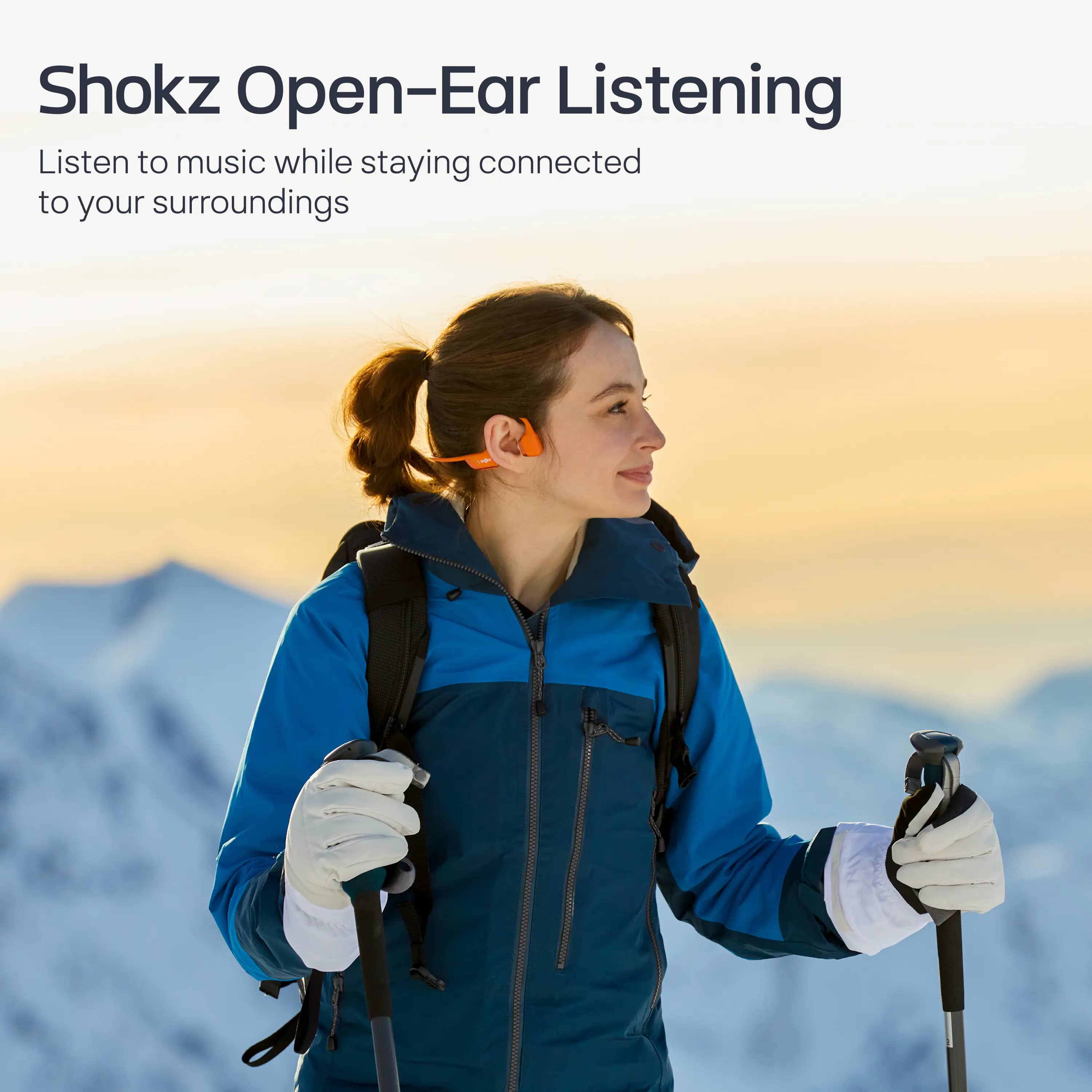 Shokz S821-MN-OR-US Headphones & Earbuds Orange New