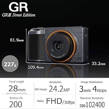 Ricoh GR III Digital Cameras New