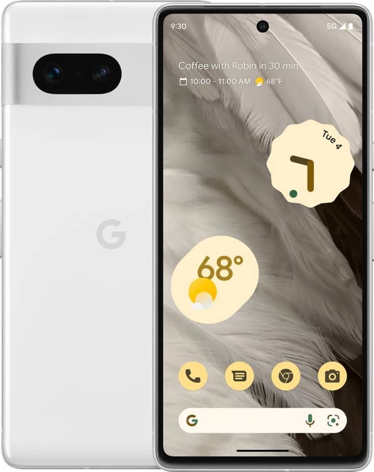 Google Pixel 7 Cell Phones White Unlocked 128GB New