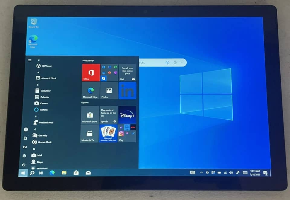 Microsoft Surface Pro 6 Tablets Silver 128GB New 12.3"