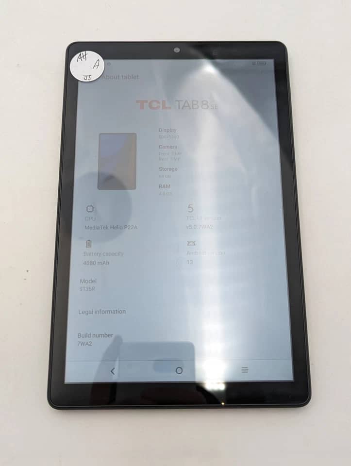 TCL TAB 8 SE Tablets Gray 64GB Open Box 8"