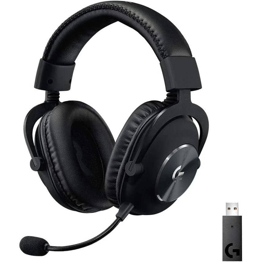 Logitech G Pro X Wireless Headphones & Earbuds Black Used - Good