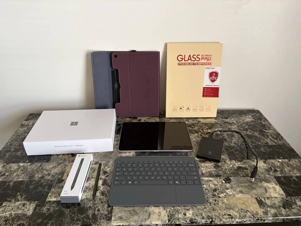Microsoft Surface Pro 12" Tablets Silver 256GB New