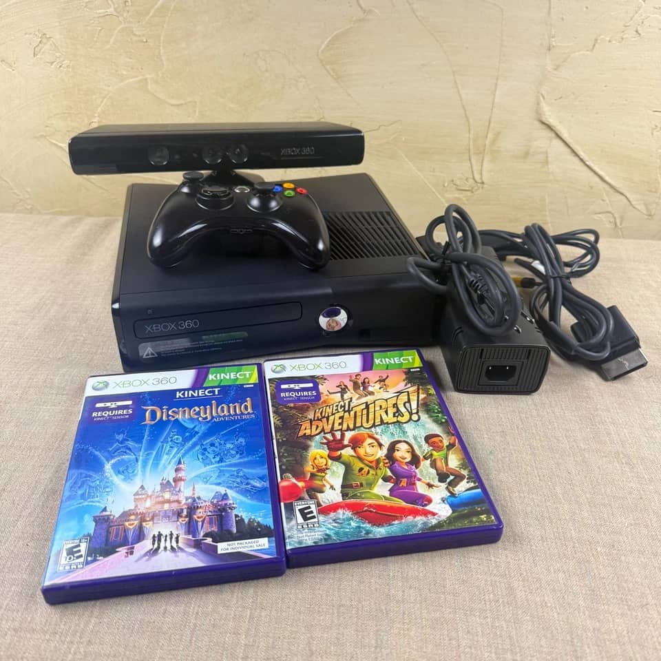 Microsoft Xbox 360 Video Game Consoles Black 250GB Console Only New