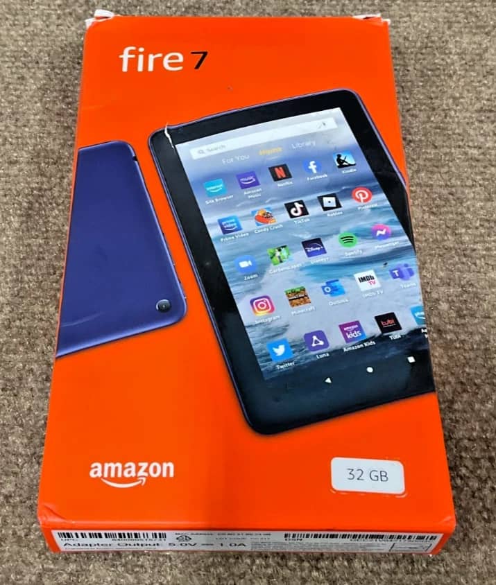 Amazon Fire 7 12th Tablets Black 16GB New 7"