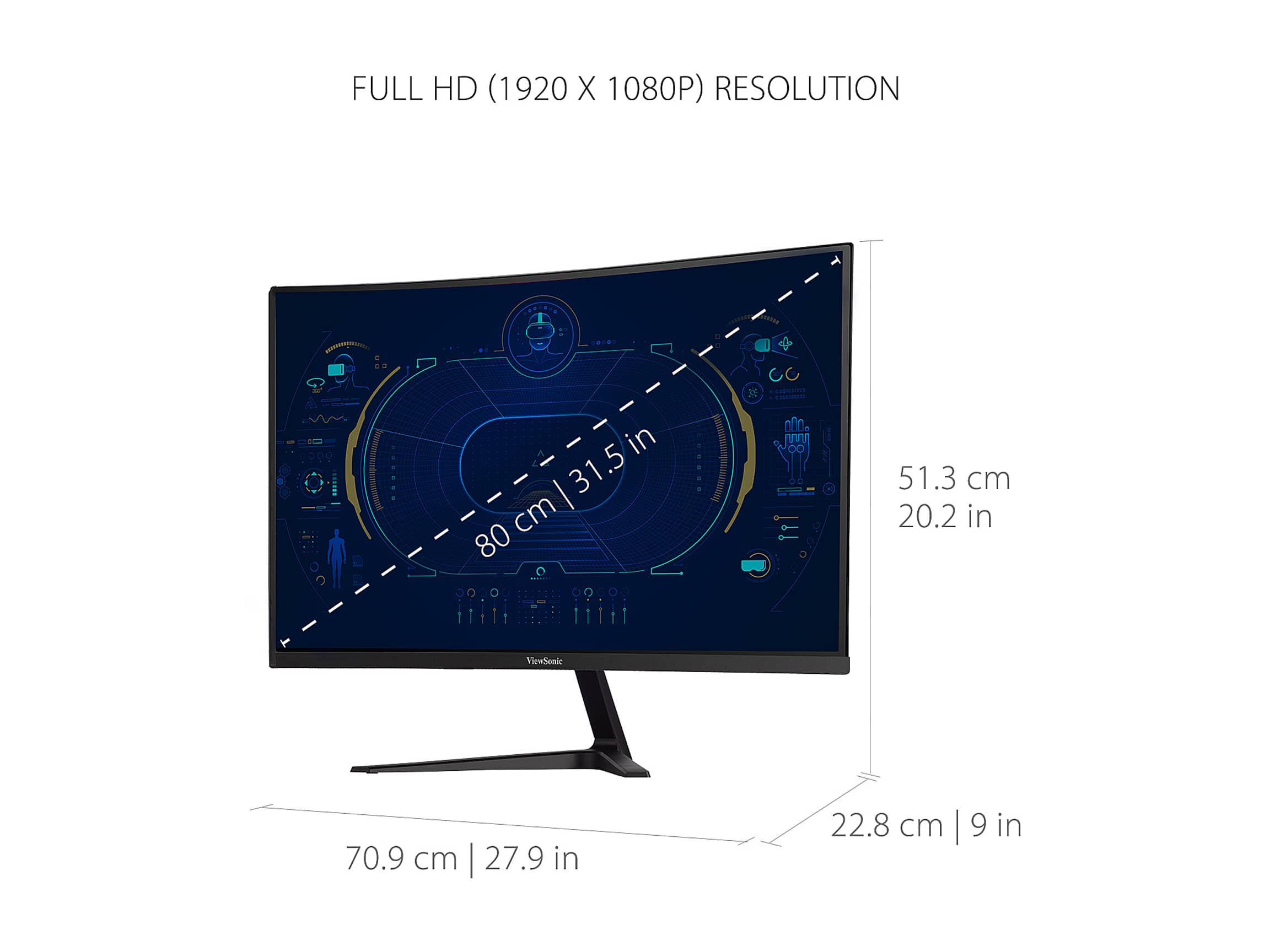 ViewSonic VX3218-PC-MHD Monitors New