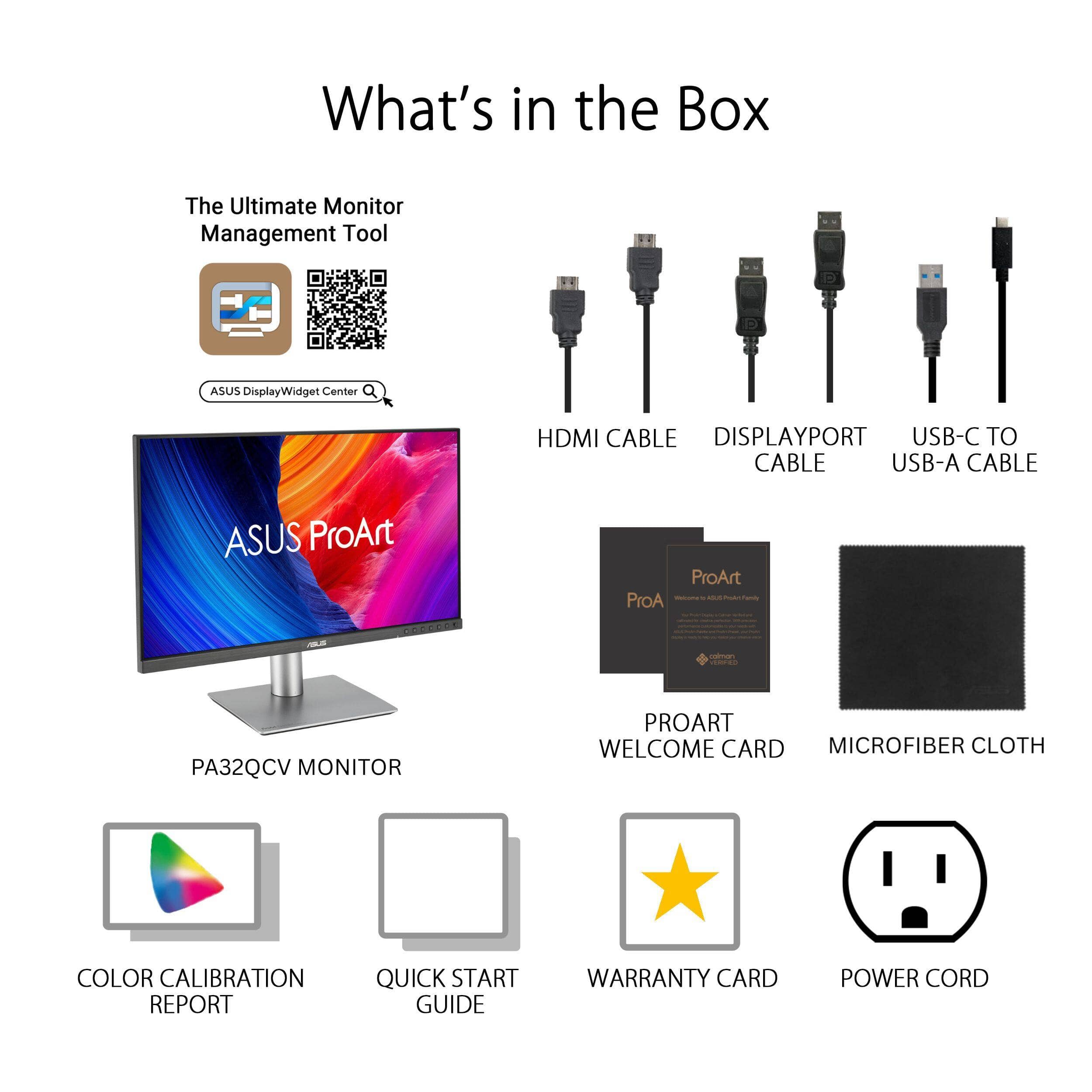 ASUS PA32QCV Monitors New
