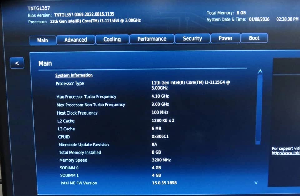 Intel NUC 11 Essential Kit Computers 1TB 16GB Used - Good