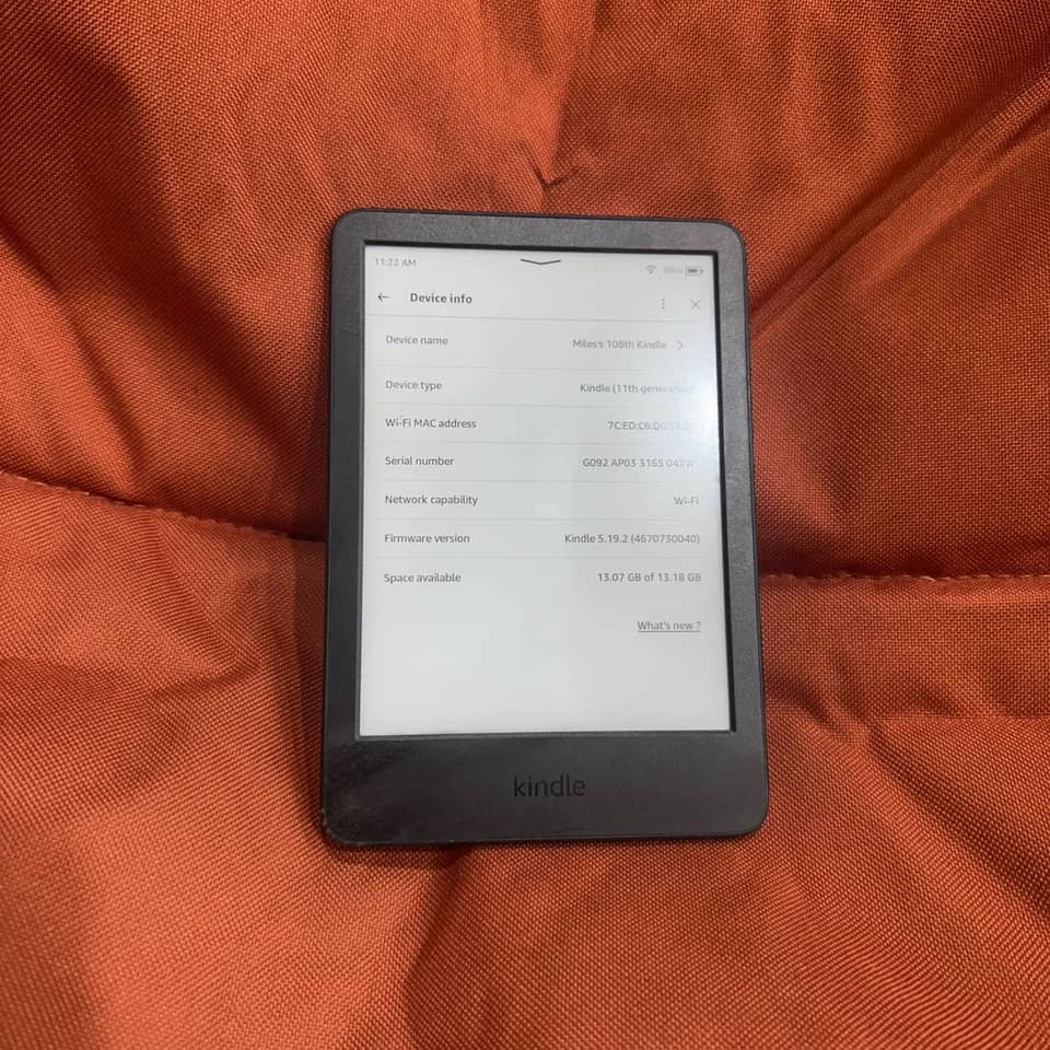 Amazon Kindle 11th Tablets Blue 16GB New 16"