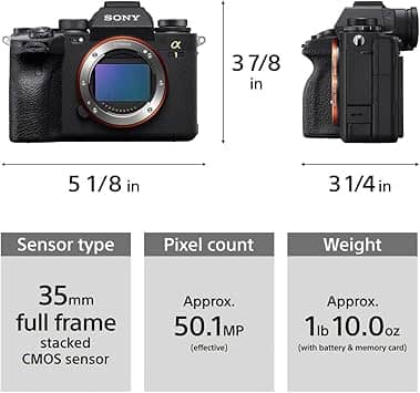 Sony Alpha 1 Digital Cameras Black New Body Only