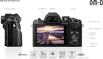 OM SYSTEM OM-D E-M10 Mark IV Digital Cameras New