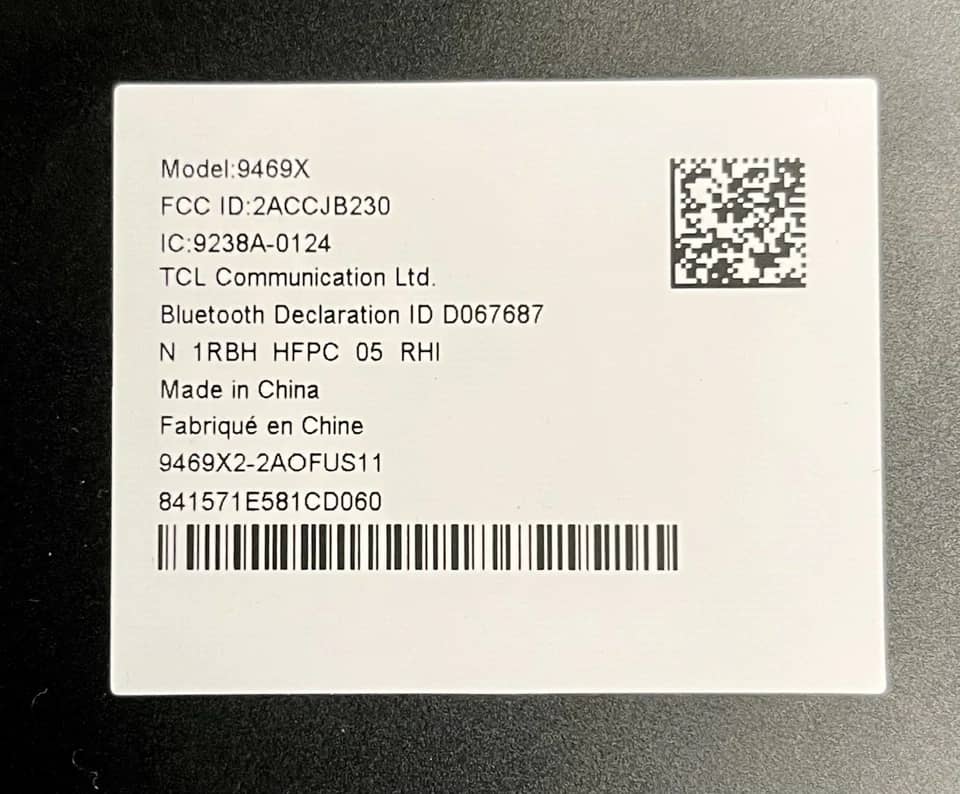 TCL NXTPAPER 11 Plus Tablets Black 256GB New 11.5"