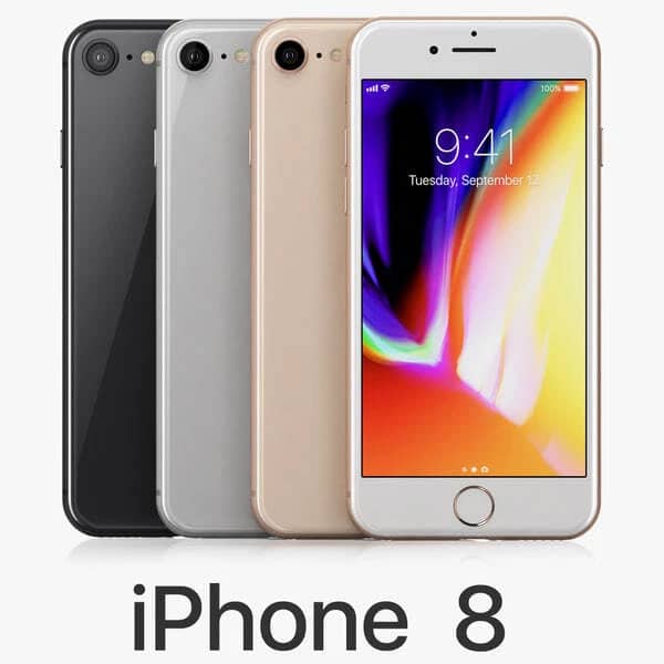 Apple iPhone 8 Cell Phones Gray Unlocked 64GB New
