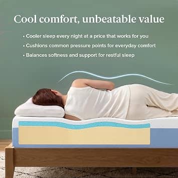 Zinus Cooling Essential Mattresses New Twin 6"