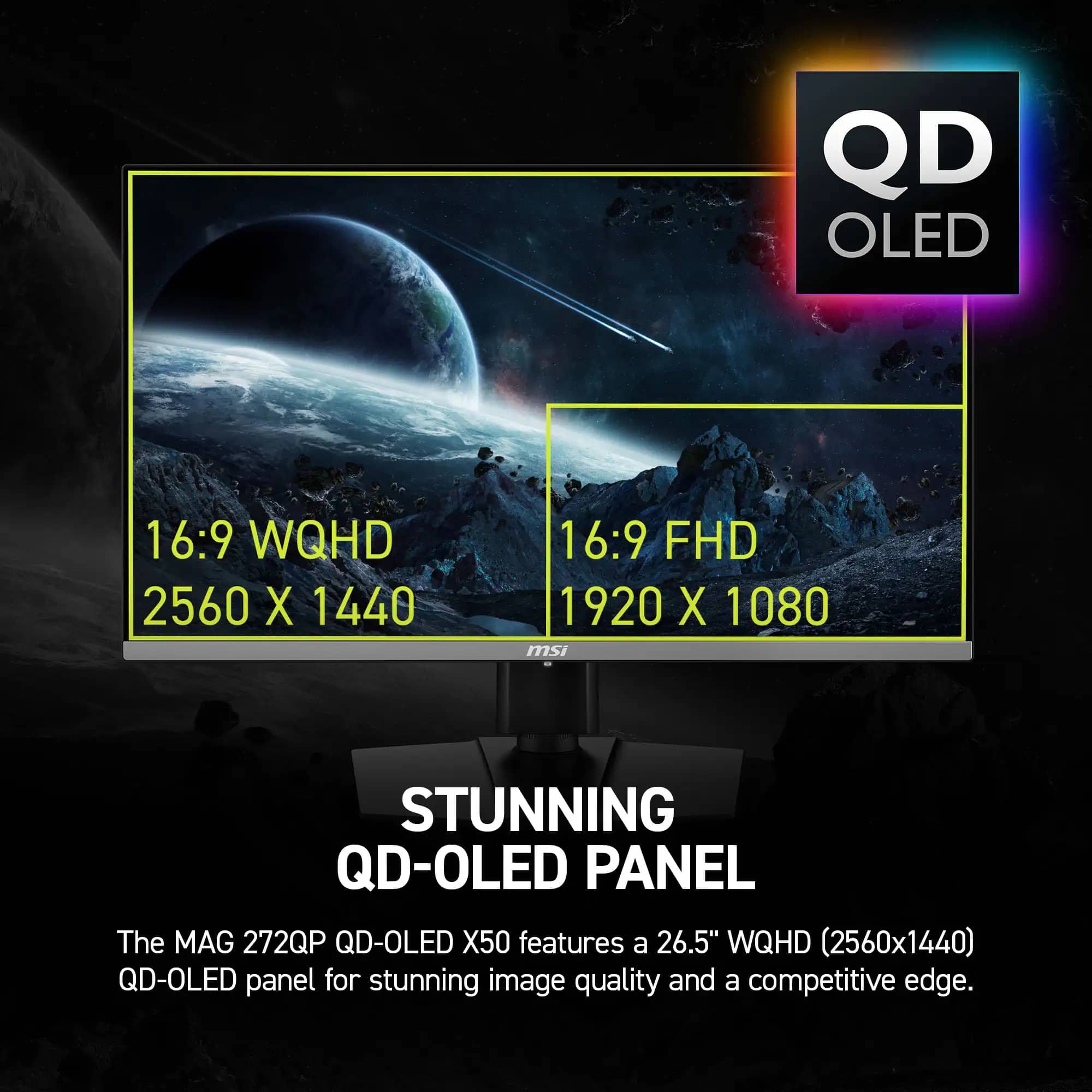 MSI MAG 272QP QD-OLED X50 Monitors New