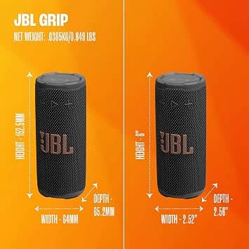JBL Grip Portable Bluetooth Speakers Purple New