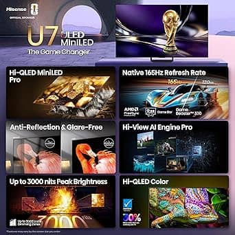Hisense U7SF TVs 55 inch New