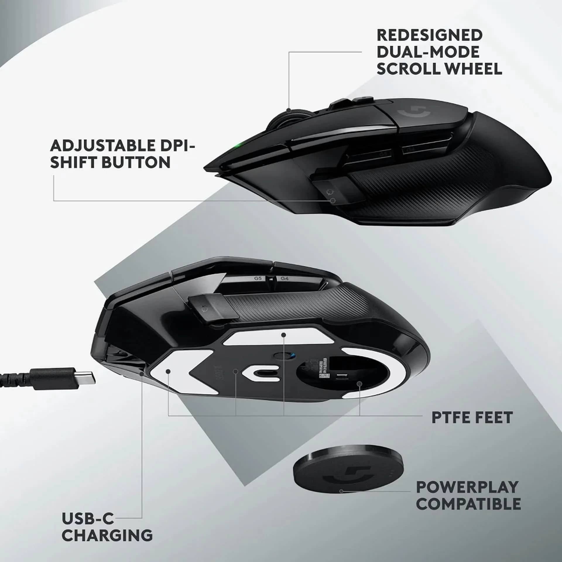 Logitech G502 X Mice White New