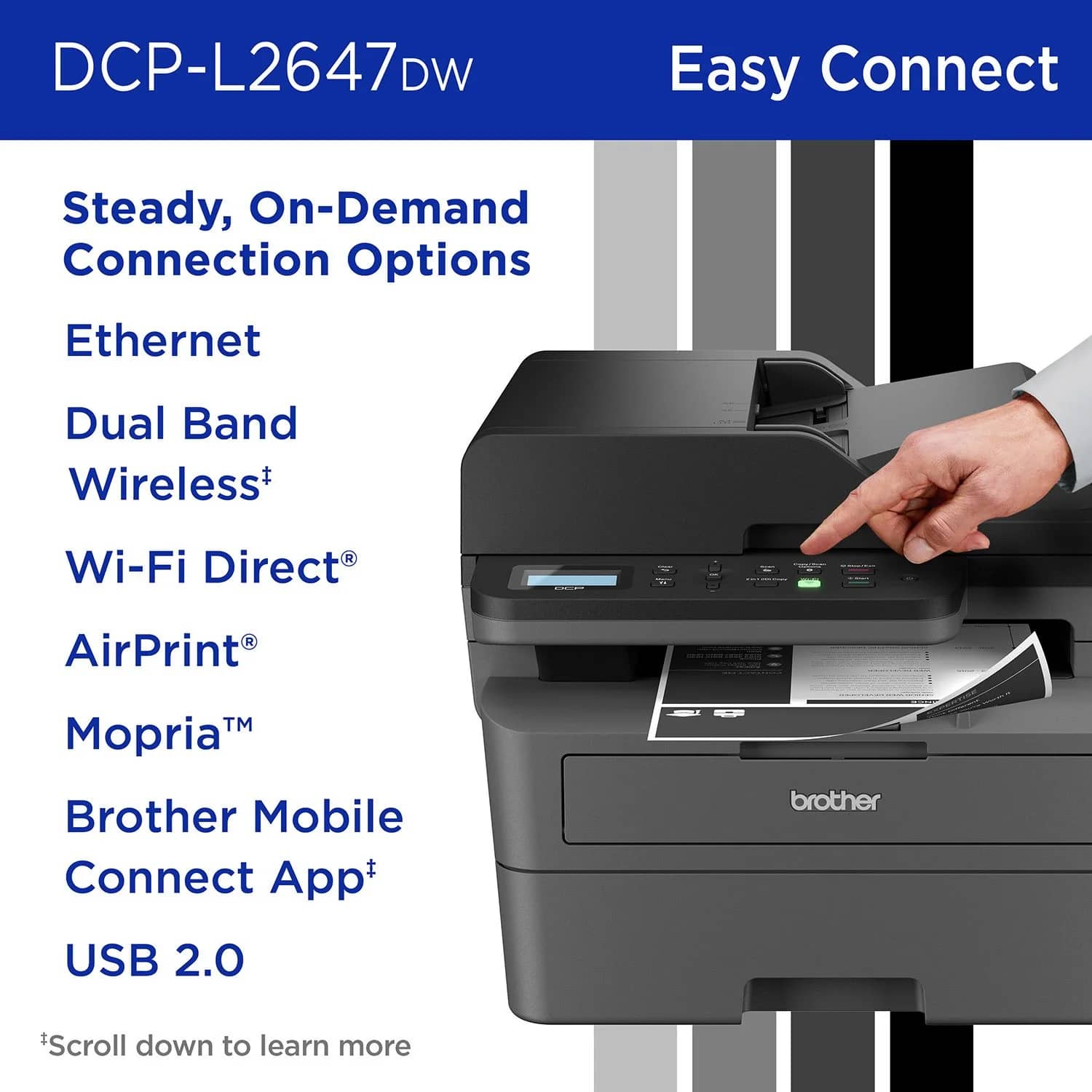 Brother DCP-L2647DW Printers New