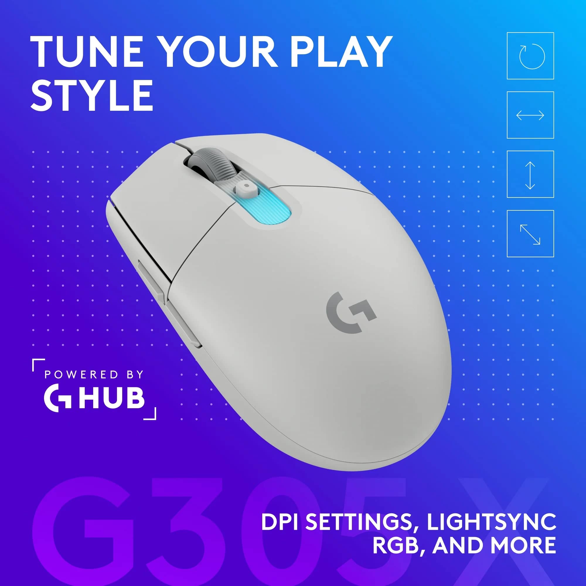 Logitech G305 X Mice White New
