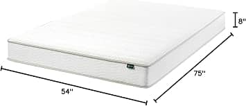 Zinus Foam and Spring Mattress Mattresses New Twin 6"