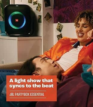 JBL PartyBox Encore Essential Portable Bluetooth Speakers Black New