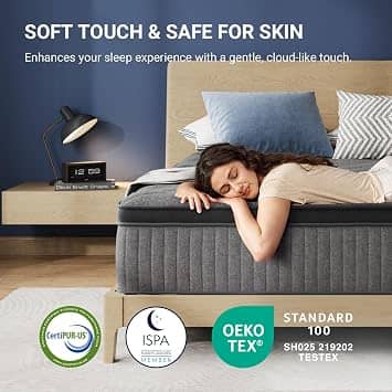 Avenco AOMSP3010TGY Mattresses New Twin 10"