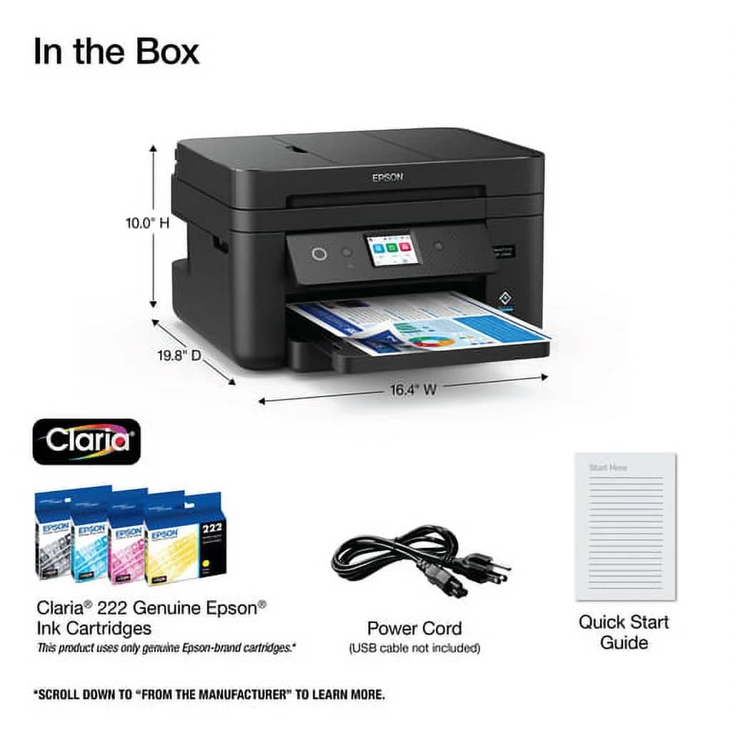 Epson WF-2960 Printers New