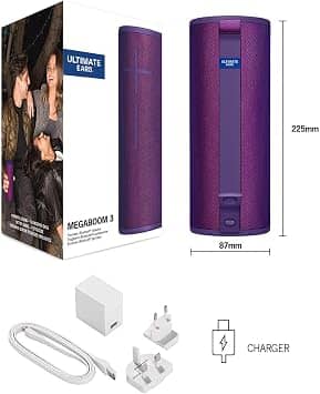 Ultimate Ears Megaboom 3 Portable Bluetooth Speakers Black New