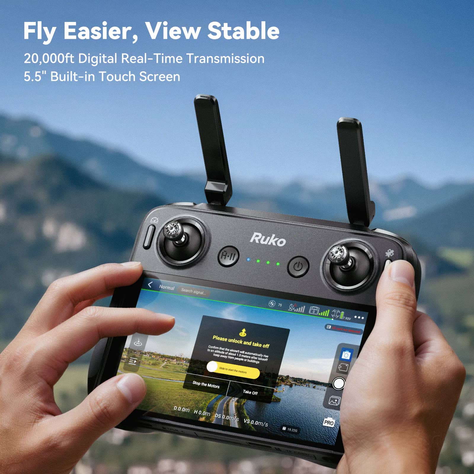 Ruko U11MINI 4K Quadcopters & Multirotors Black Drone Only New