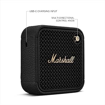 Marshall Willen II Portable Bluetooth Speakers Black New