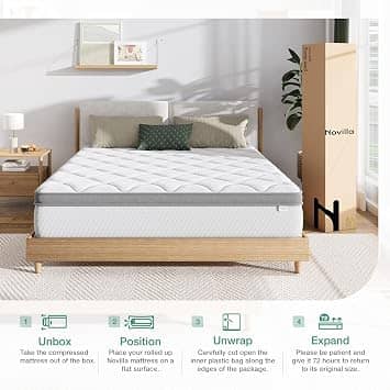 Novilla NAMSGYV5 Mattresses New Twin 10"
