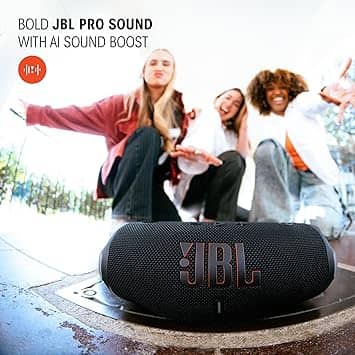 JBL Charge 6 Portable Bluetooth Speakers Black New