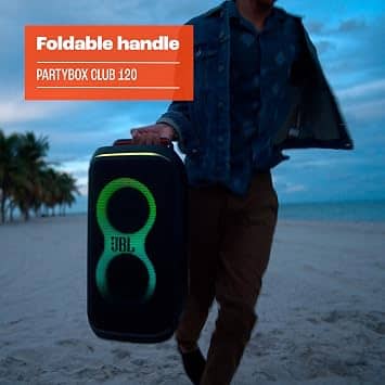 JBL PartyBox Club 120 Portable Bluetooth Speakers White New