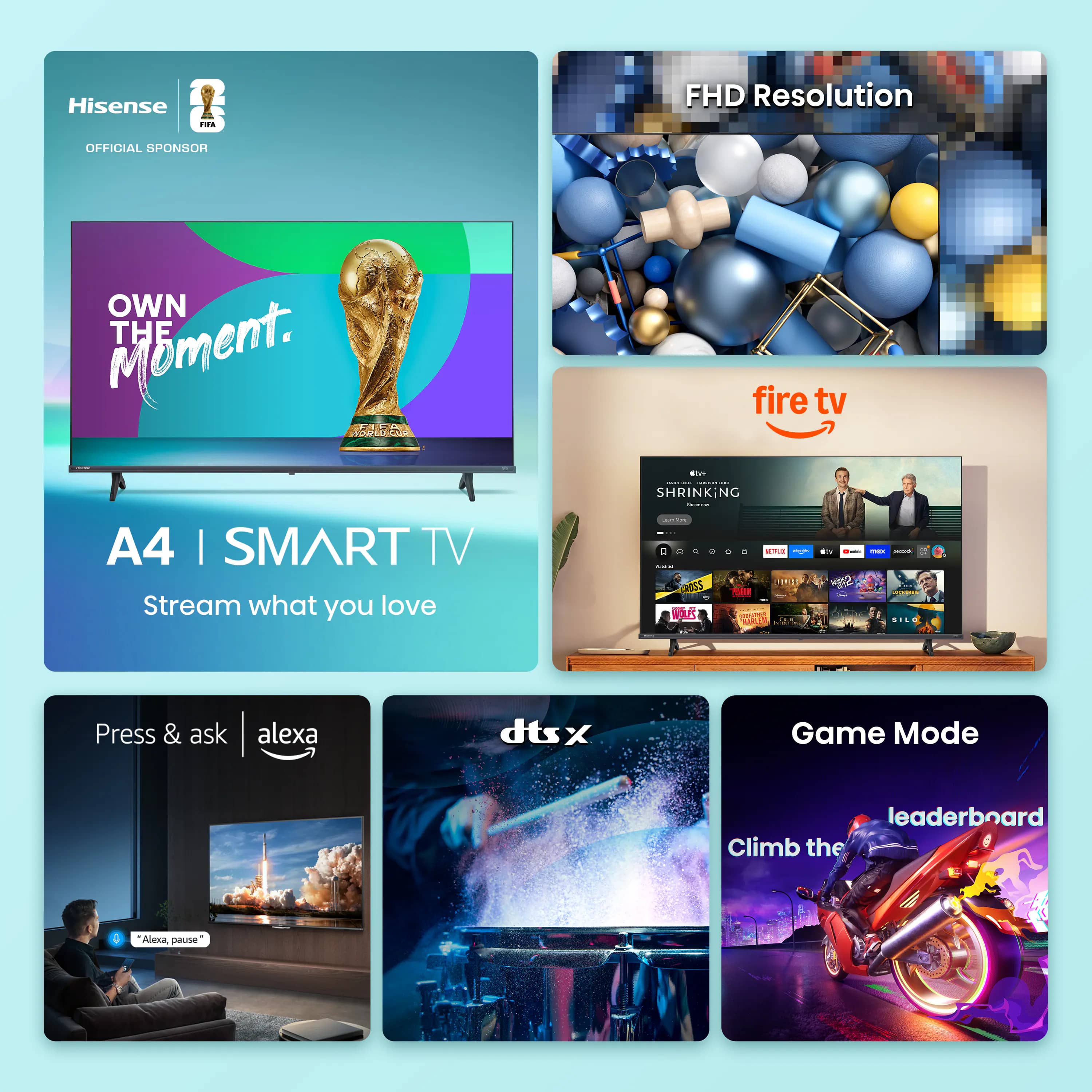 Hisense A4NF TVs 32 inch New