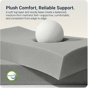 Avenco Gel Memory Foam Mattress Mattresses New Twin 6"