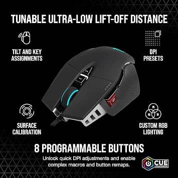 Corsair M65 RGB Ultra Mice Wired Black New